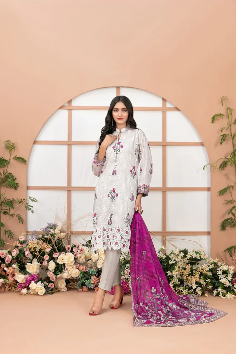 Basma Embroidered lawn Digital Prints