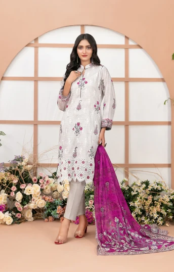 Basma Embroidered lawn Digital Prints