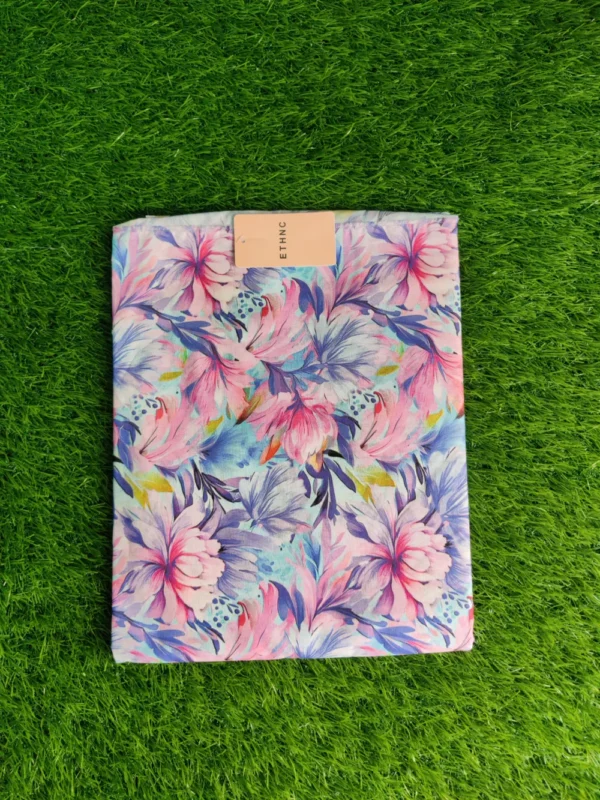 2 Pieces Lawn Multi-Color 100% Original 02