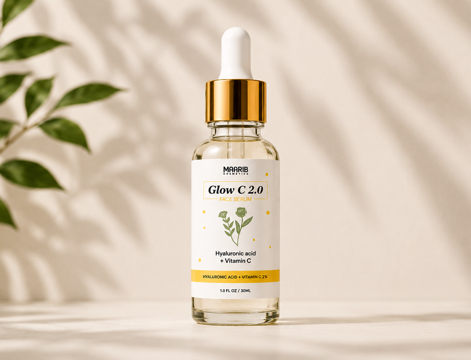 Glow C 2.0 Face Serum ( Vitamin C ) By Maarib Cosmetics
